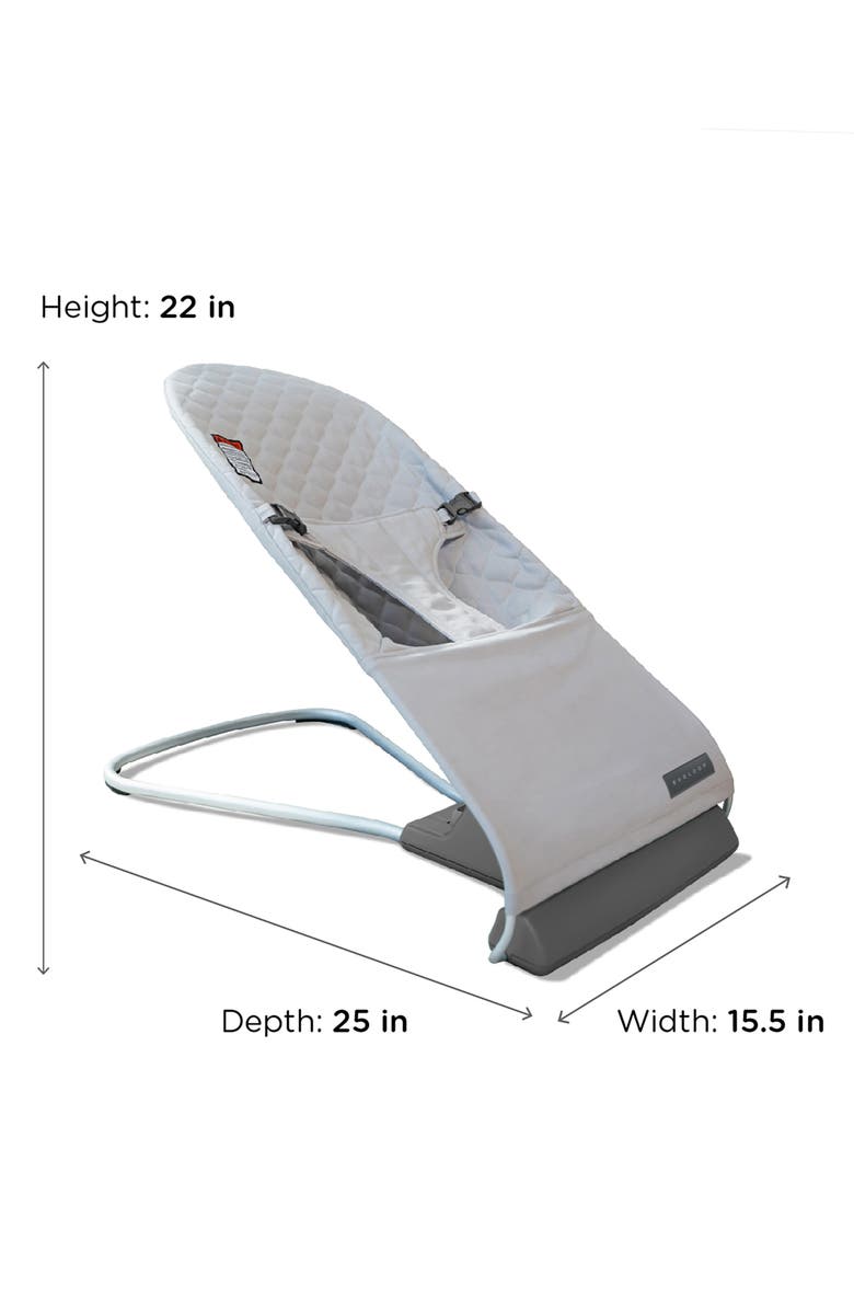 EVRLOOP Organic Bouncer Chair, Alternate, color, Mist Grey