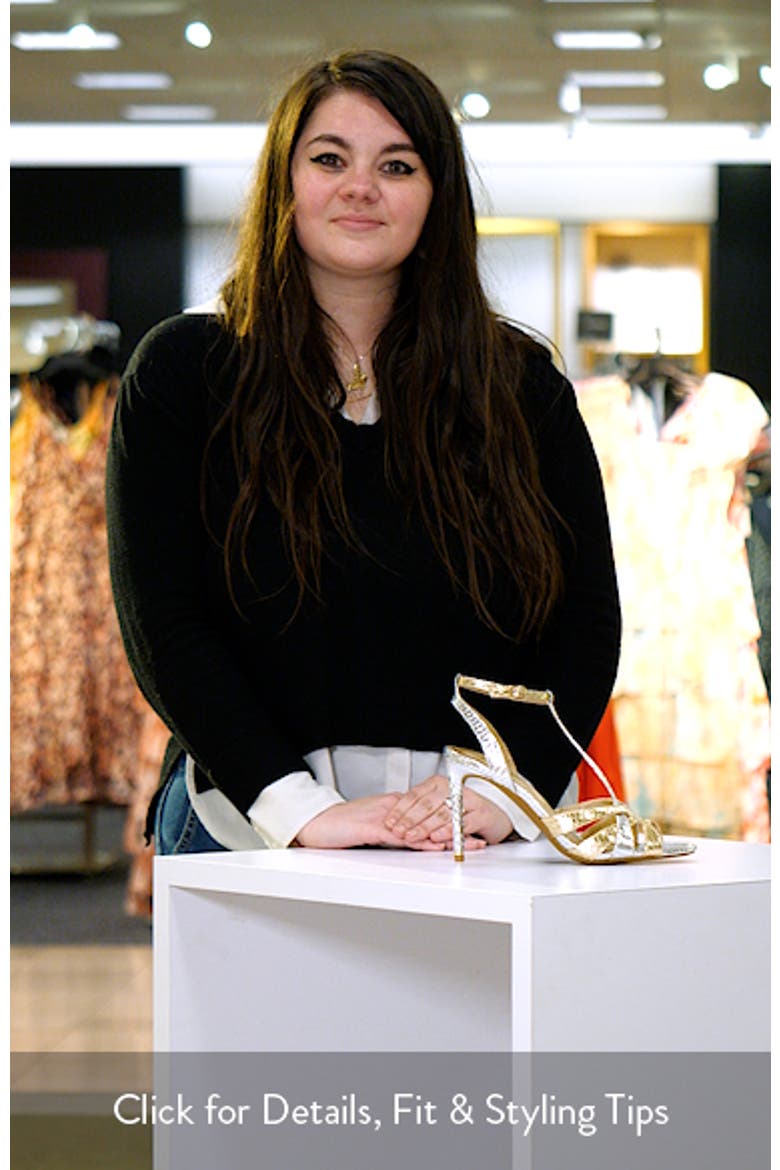 Liona Embossed T-Strap Sandal video