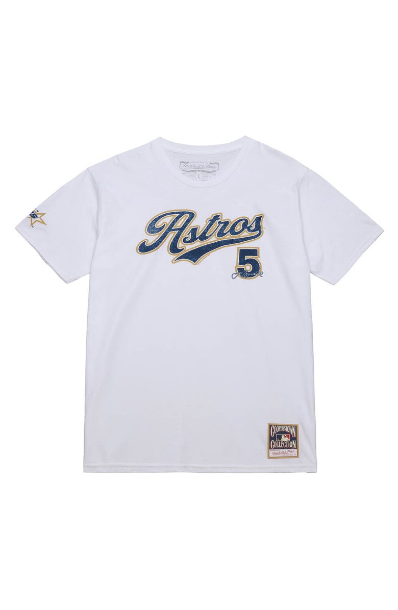 Mitchell & Ness Men's Mitchell & Ness Jeff Bagwell White Houston Astros Cooperstown Collection Player T-Shirt, Alternate, color, White