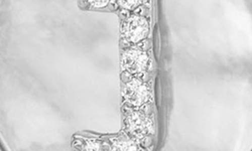 Melinda Maria Baby Love Letters Initial Pendant Necklace In Silver J
