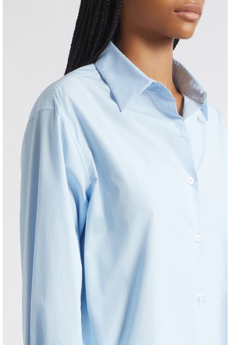 Mason Button Front Shirt, Alternate, color, FRENCH BLUE