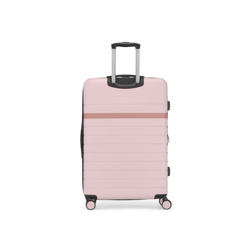 Bugatti Lisbon 2 Piece Hardside Luggage Set With Expansion In Pink