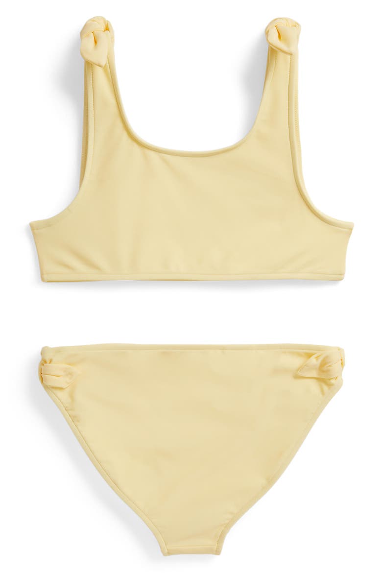Kids' Two-Piece Swimsuit, Alternate, color, YELLOW