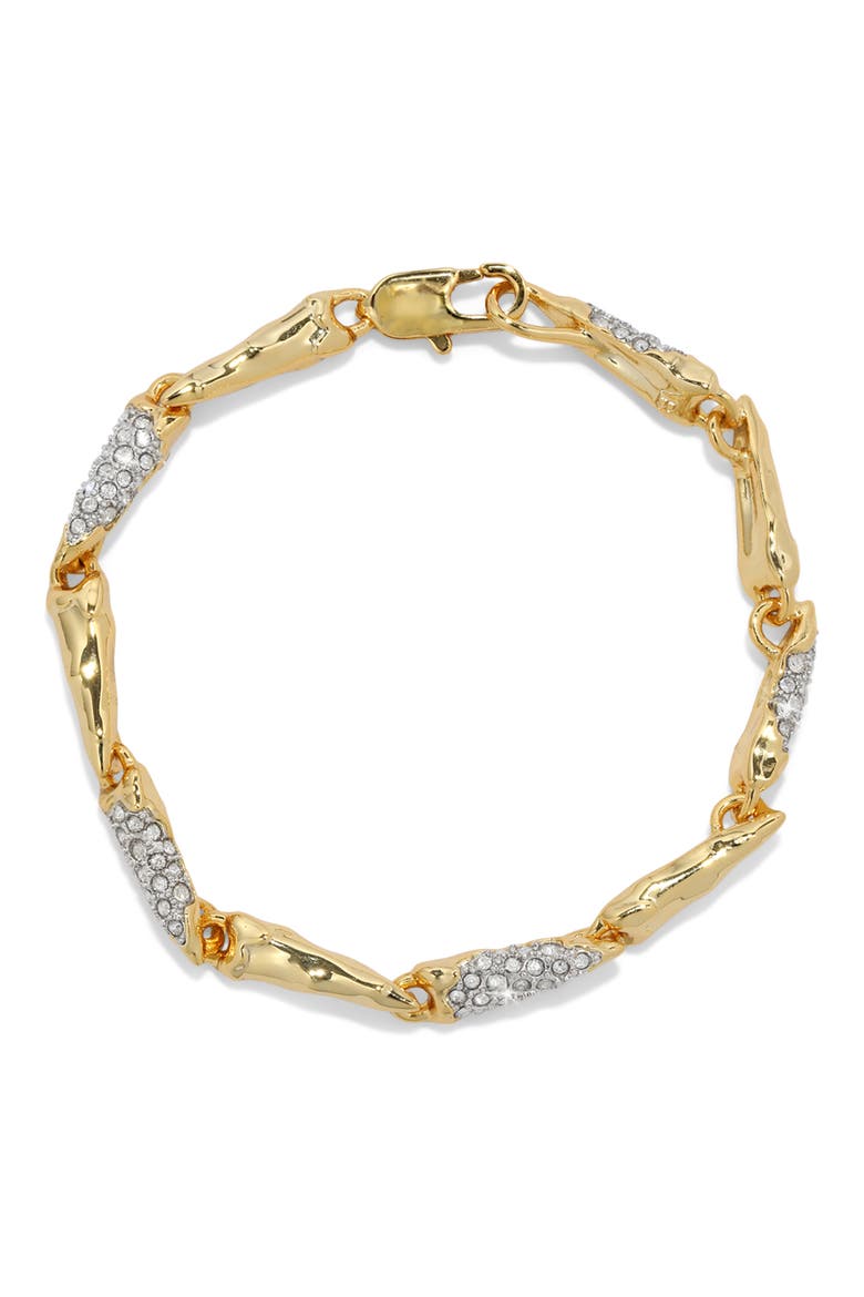 Solanales Crystal Spear Bracelet, Main, color, GOLD/ CRYSTALS