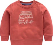 Mini Boden Embroidered Cotton Sweatshirt