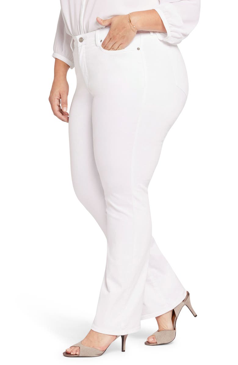 NYDJ Barbara Bootcut Jeans, Alternate, color, Optic White