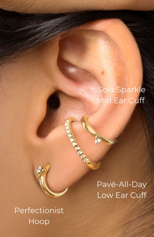 Seed2stone Pavé-all-day Ear Cuff In Gold