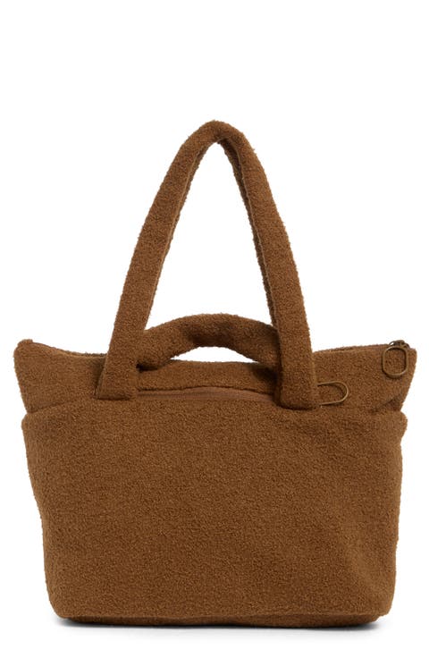 Glenn Medium Faux Shearling Tote