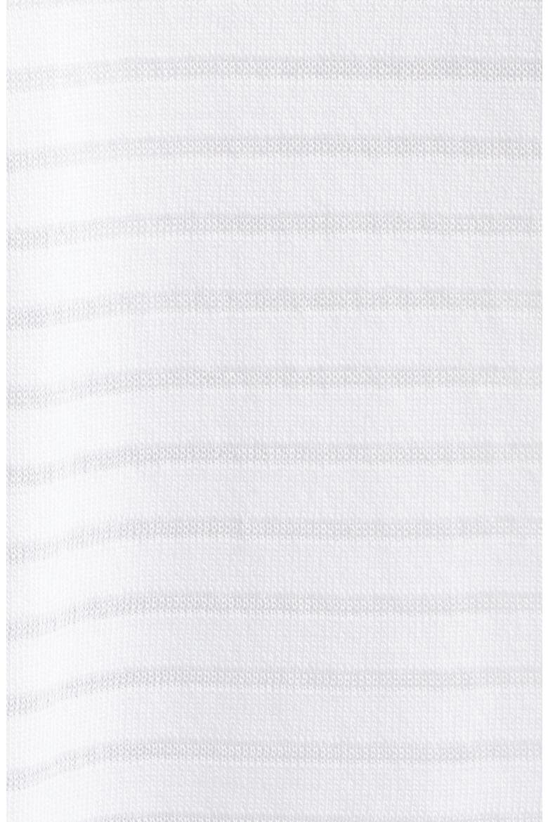 Sheer Stripe Open Front Cardigan, Alternate, color, CRISP WHITE