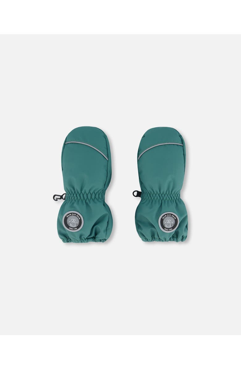 Deux par Deux Kids Unisex Solid Mittens Sage Green, Main, color, 