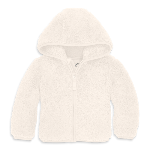Primary Kids'  Baby Teddy Fleece Jacket In Neutral