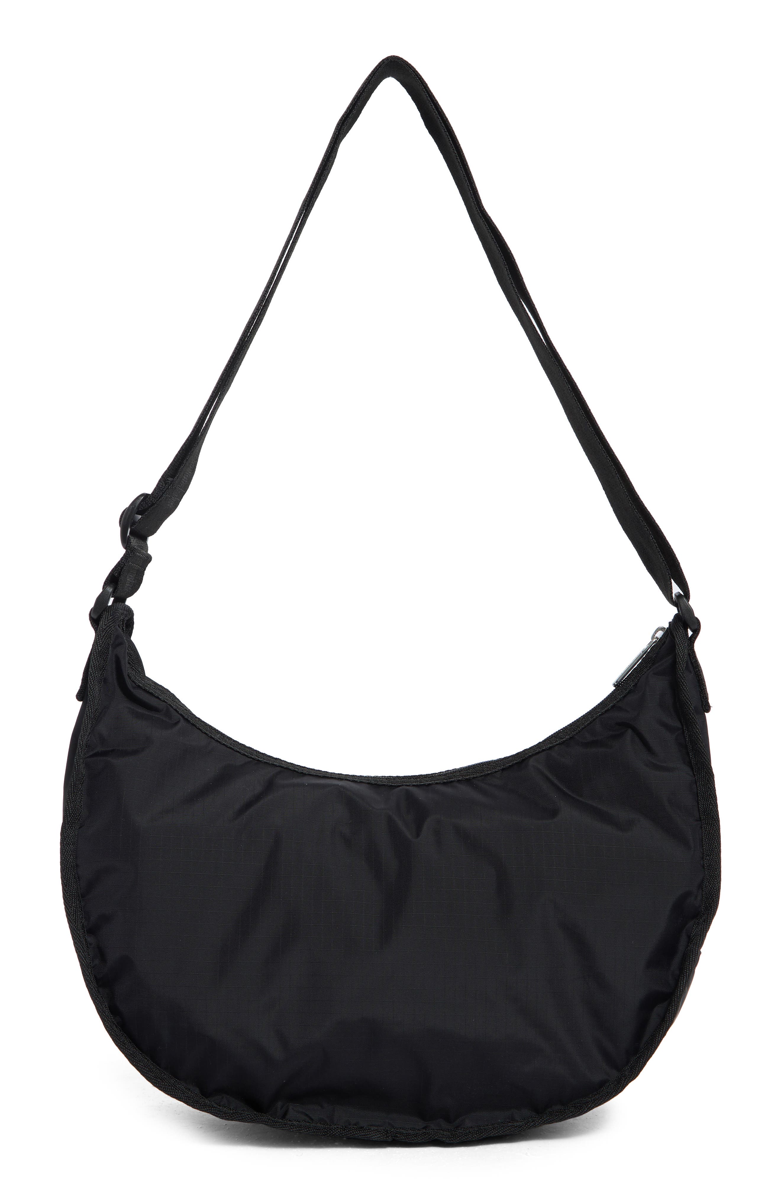 LeSportsac Everyday Hobo Crossbody Bag, Alternate, color, Recycled Black