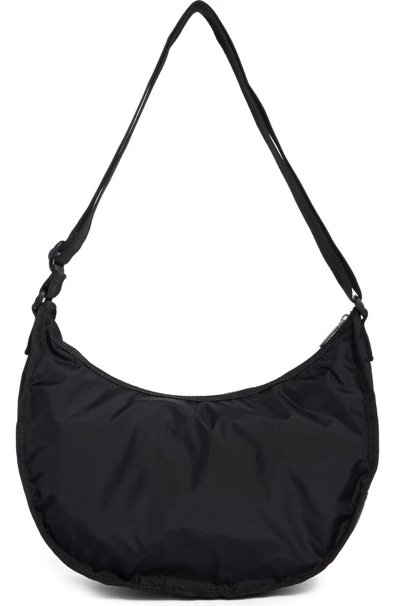 LeSportsac Everyday Hobo Crossbody Bag, Alternate, color, Recycled Black