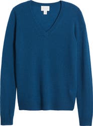 Caslon® Cashmere V-Neck Sweater