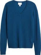 Caslon® Cashmere V-Neck Sweater