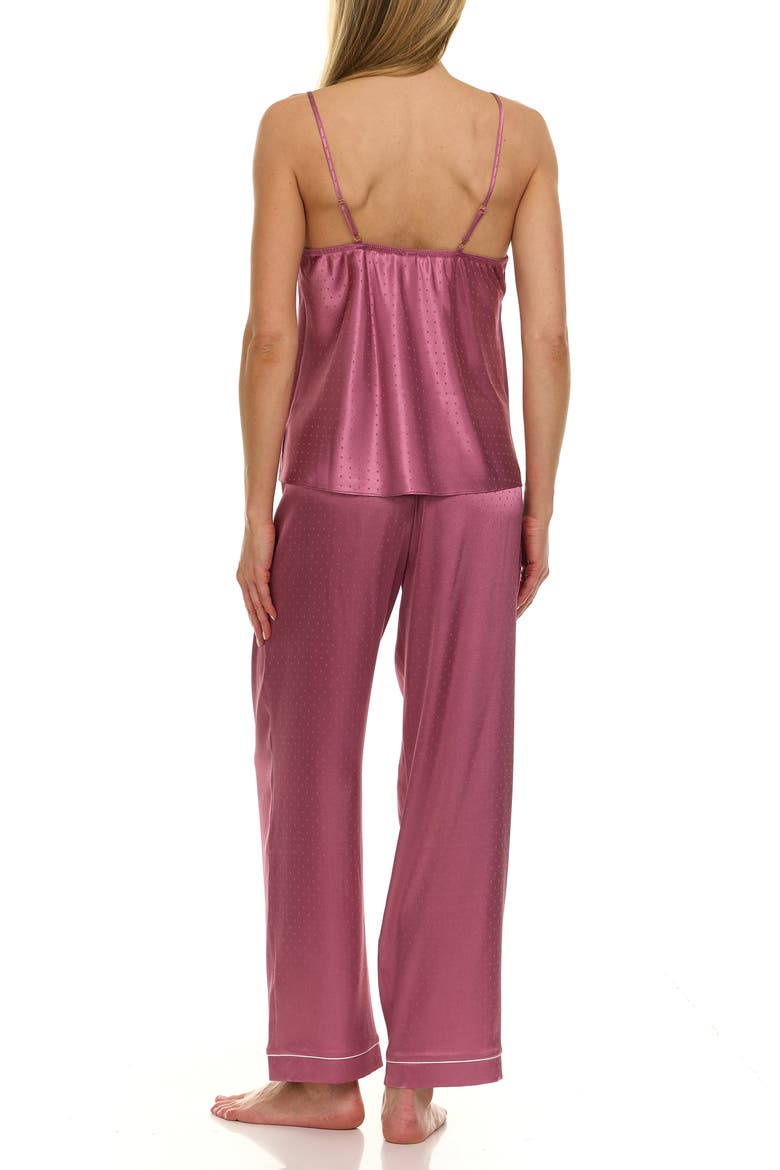 Jamie 2.0 3-Piece Pin Dot Travel Pajamas, Alternate, color, MAUVE