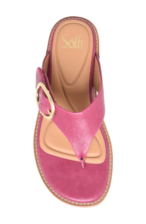 Söfft Nancia Flip Flop In Raspberry