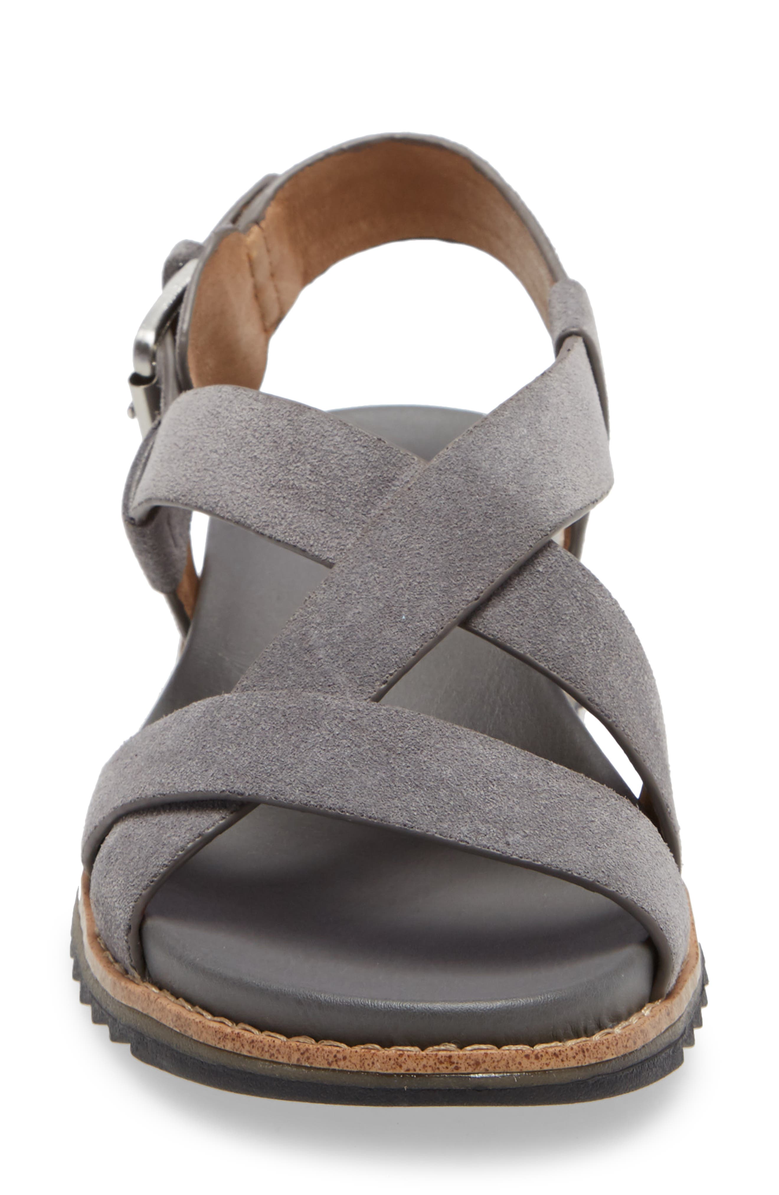 Fairbrook Sandal, Alternate, color, STEEL GREY