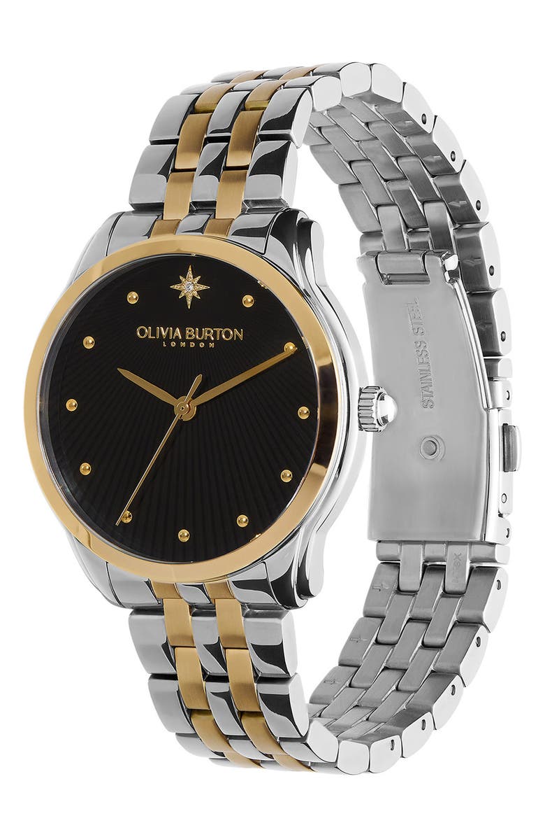 Olivia Burton Celestial Starlight Bracelet Watch, 36mm, Alternate, color, Black