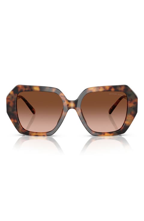 54mm Gradient Square Sunglasses