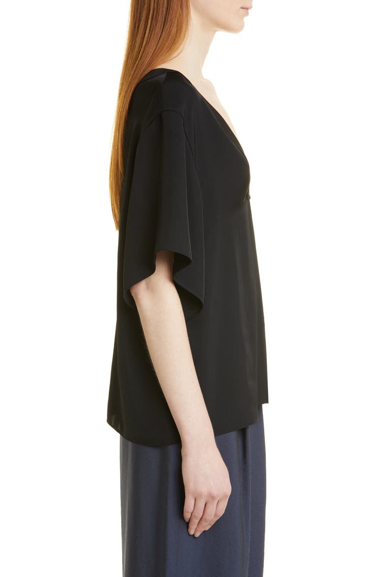 V-Neck T-Shirt, Alternate, color, BLACK