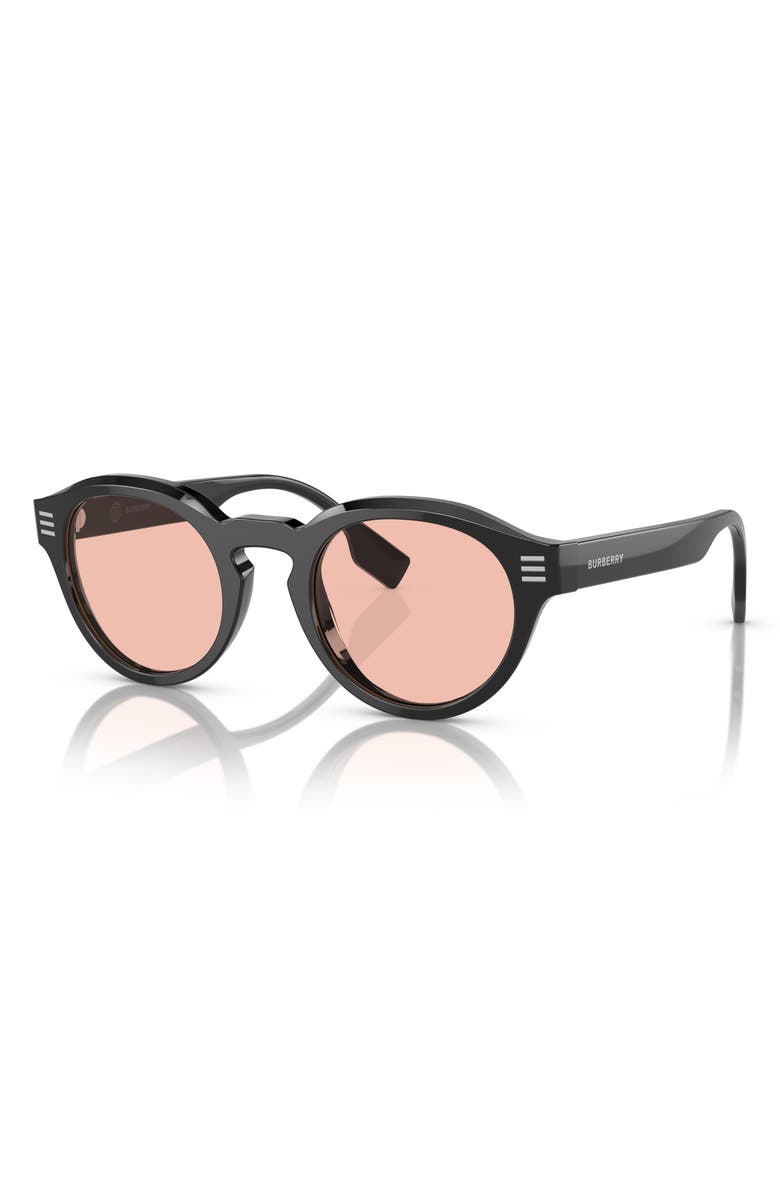 Burberry 50mm Phantos Sunglasses, Alternate, color, 