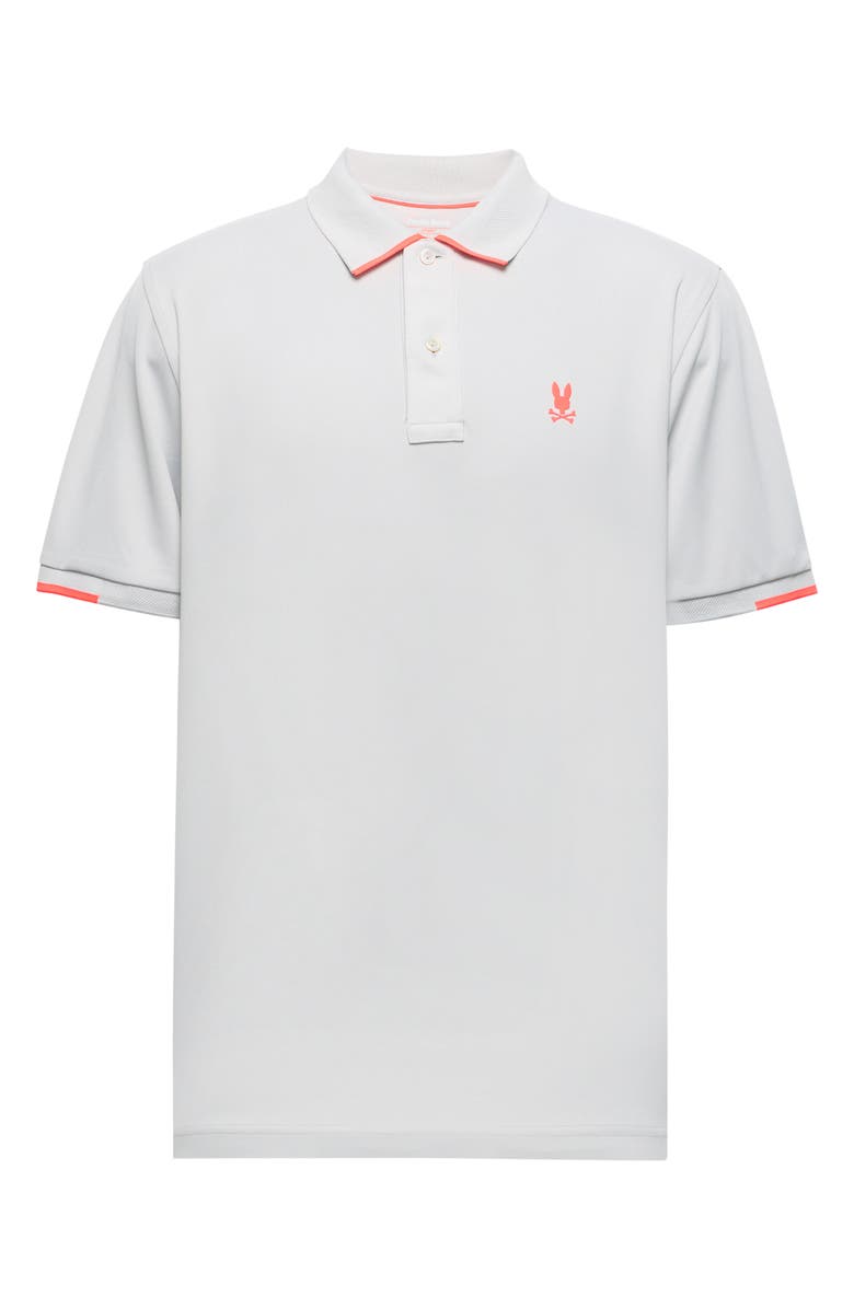 Psycho Bunny Elliston Slim Fit Sport Piqué Polo, Alternate, color, Micro Chip