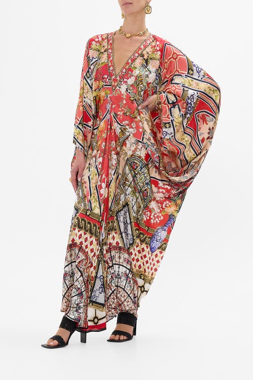 Camilla T Shape Long Kaftan Lisboa Luxe In Lisboa Luxe