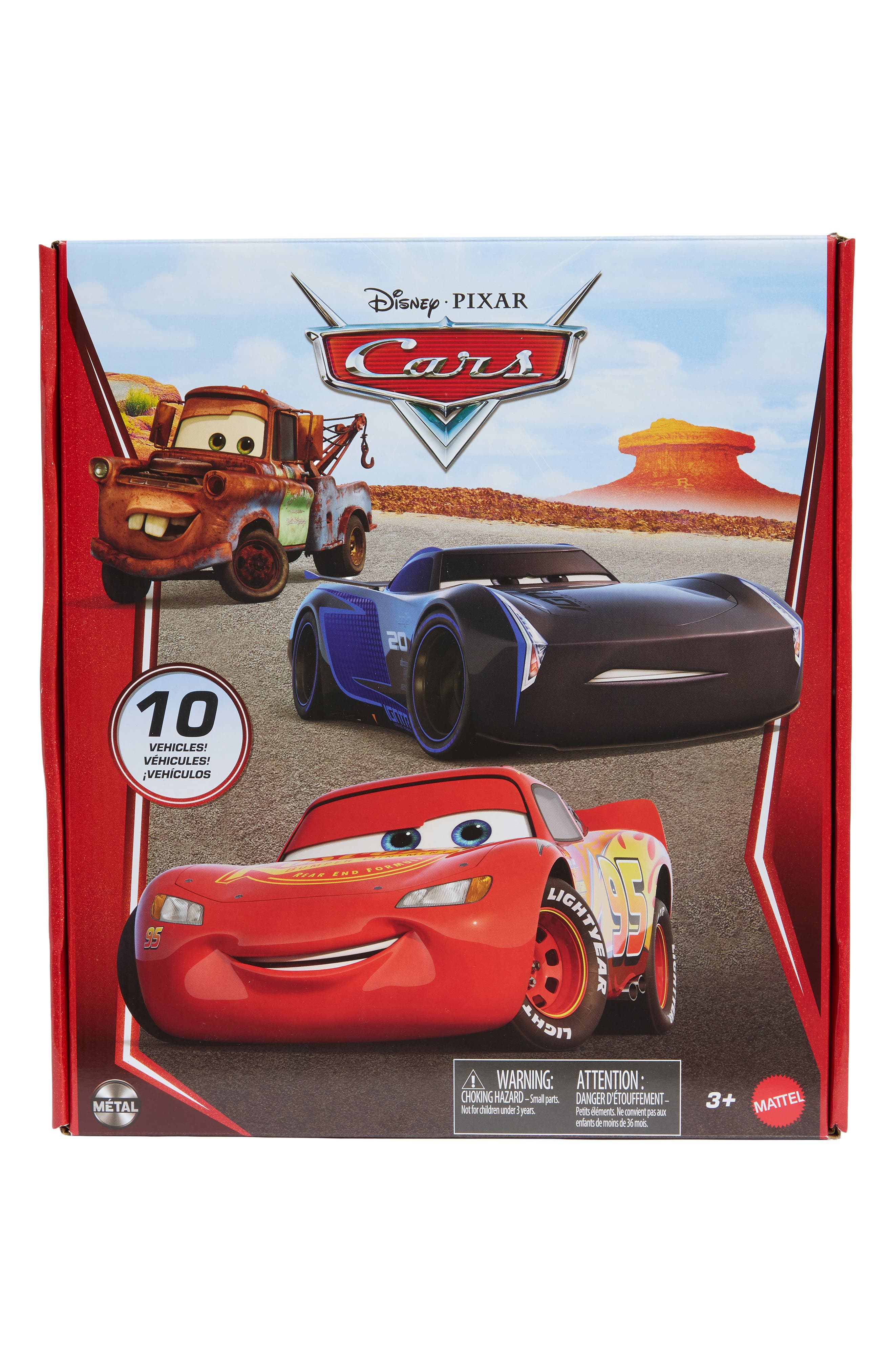 DISNEY CARS Disney Pixar Cars 10-Pack Die-Cast Vehicles | Nordstrom