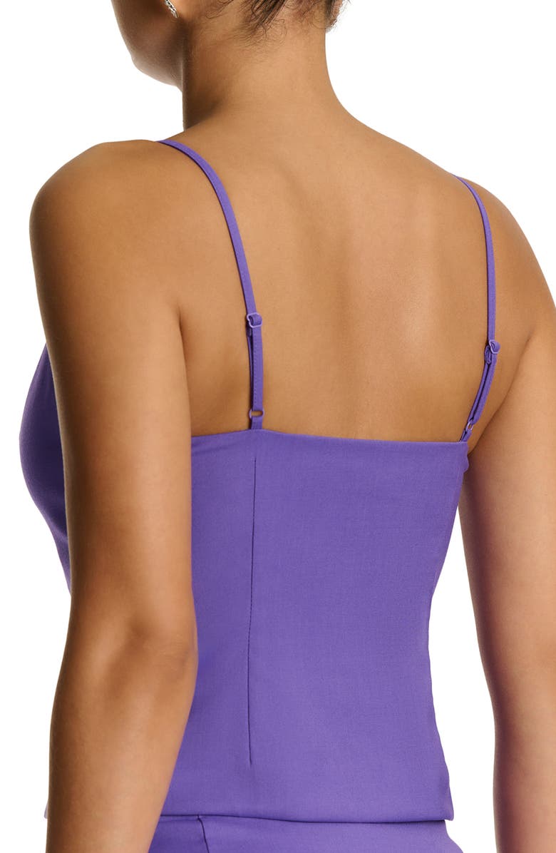 Naked Wardrobe Square Neck Crop Camisole, Alternate, color, Violet