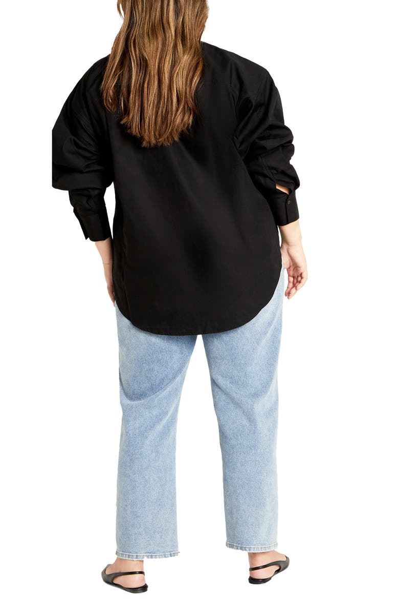 City Chic Kenia Button-Up Shirt, Alternate, color, 