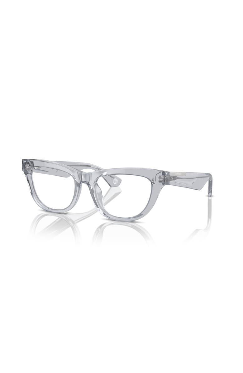 Burberry 52mm Rectangle optical glasses, Main, color, Grey