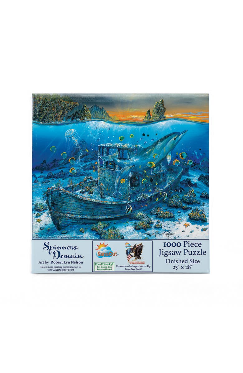 Sunsout Spinners Domain 1000 piece Jigsaw Puzzle for Adults, Alternate, color, Multicolor