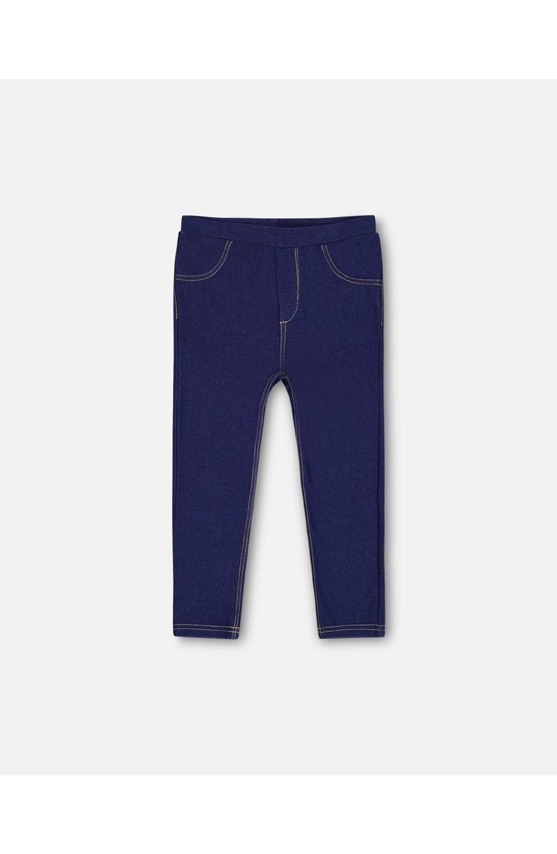 Deux par Deux Girl's Jeggings Navy Denim, Main, color, 