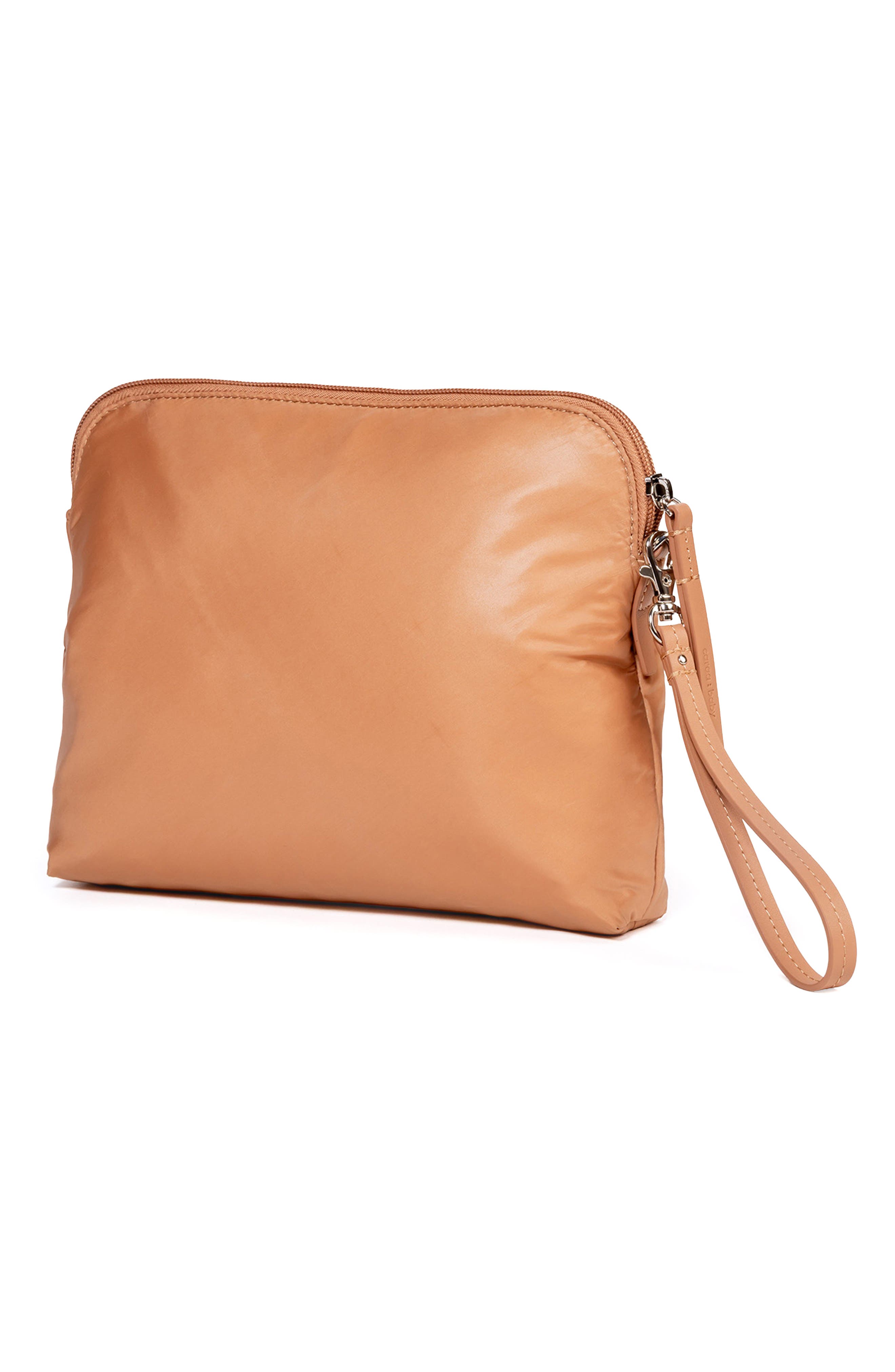 Caraa Water Repellent Pouch, Alternate, color, Mocha Mousse - Brown Beige