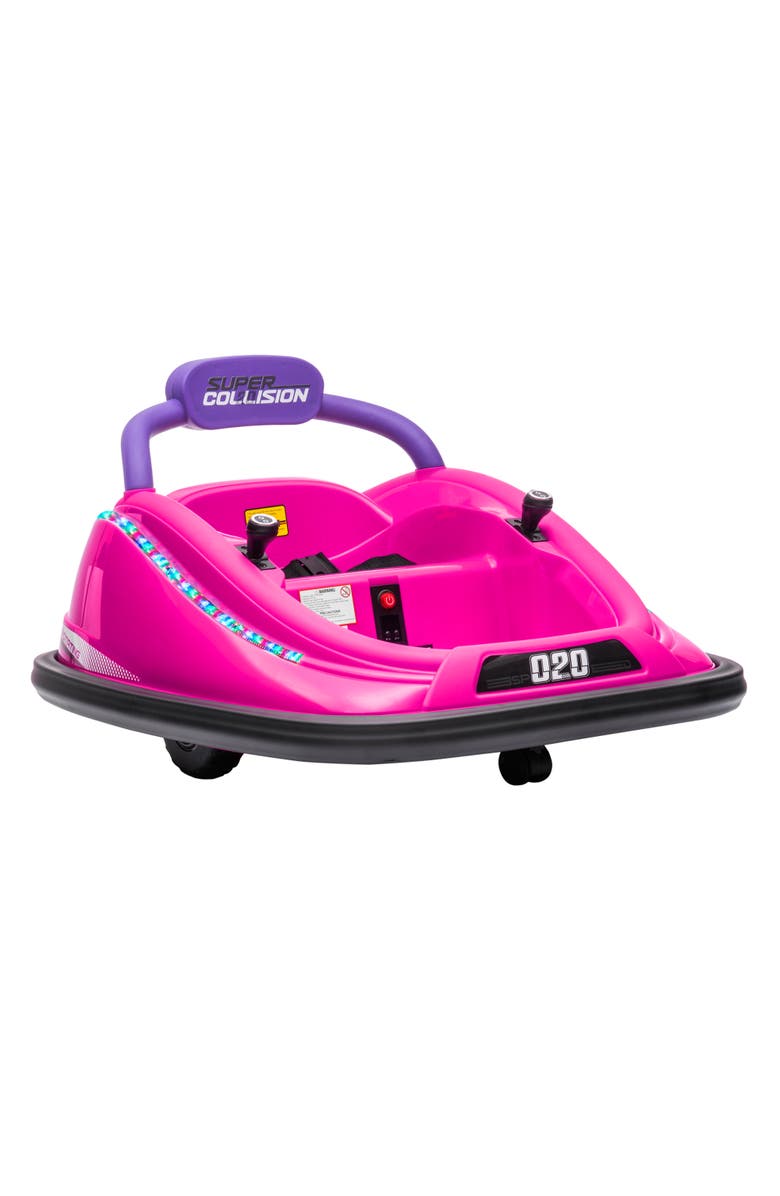 Aosom 12V Kids Electric Sports Car with Parent Remote, Bluetooth, Horn, Music, LED, Main, color, Pink