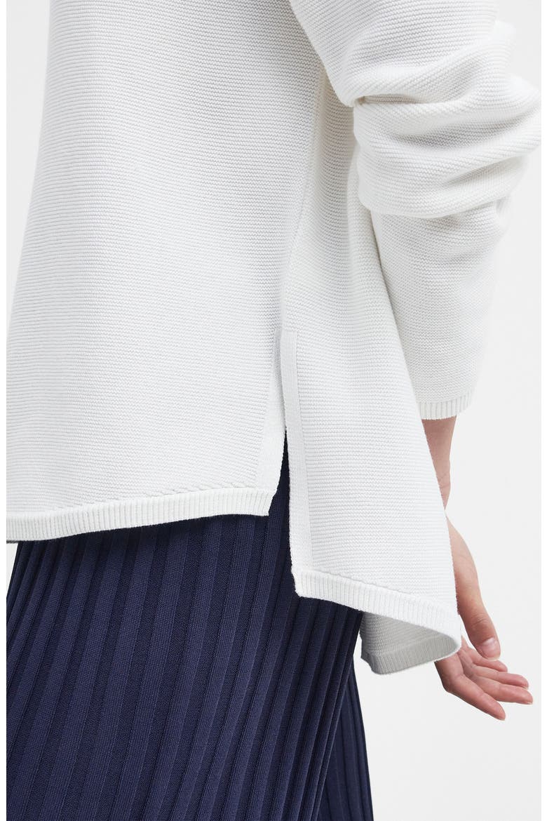 Marine Relaxed Fit Cotton Sweater, Alternate, color, CLOUD