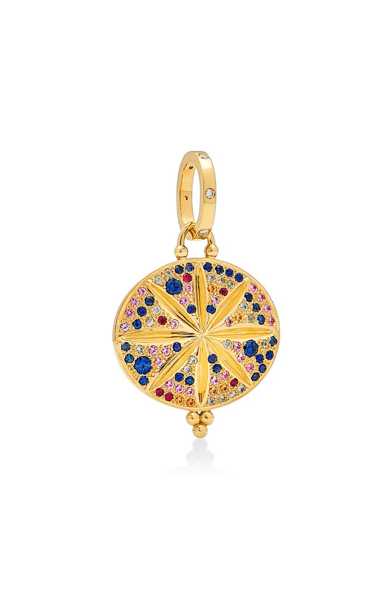 Sorcerer Diamond & Sapphire Enhancer, Main, color, YELLOW GOLD
