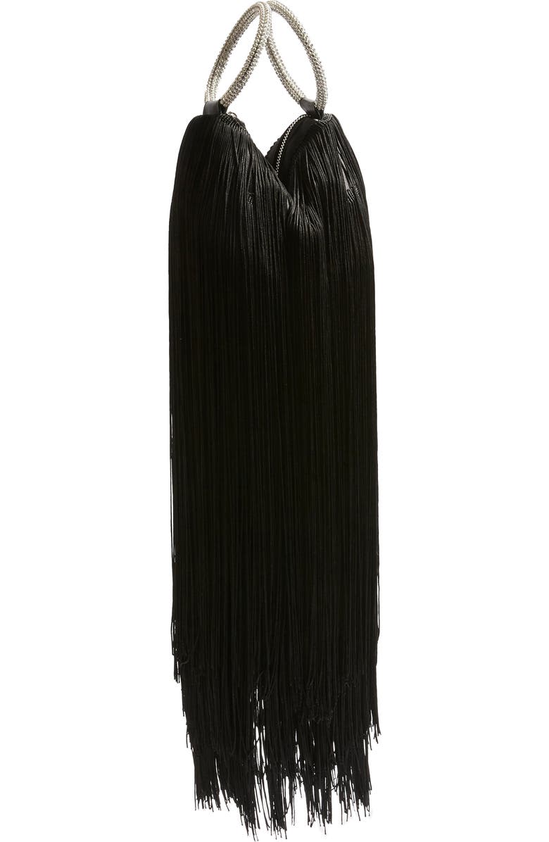 Topshop Tiffany Tassel Clutch, Main, color,