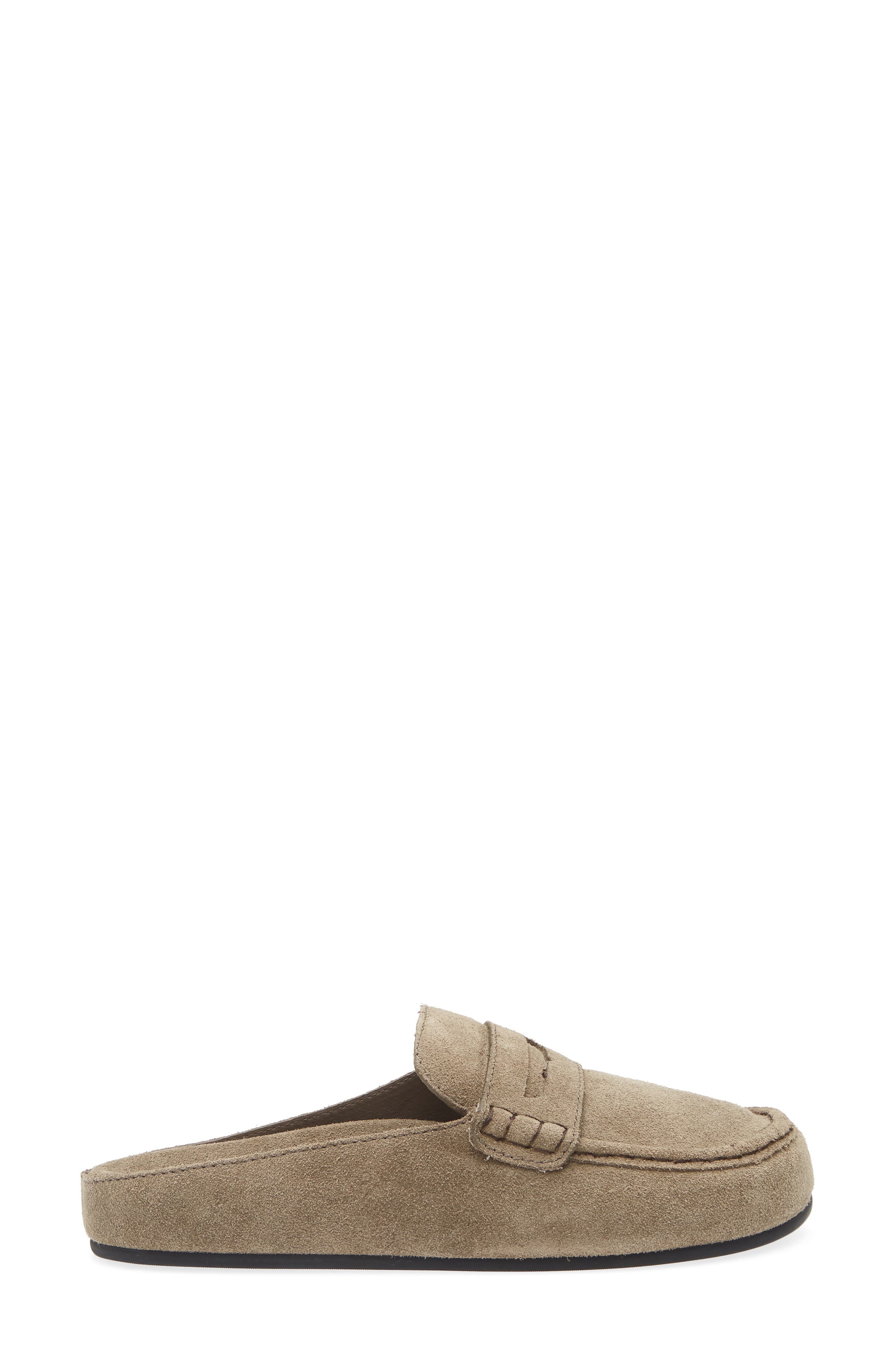 Jeffrey Campbell Miles Loafer Mule, Alternate, color, Light Khaki Suede