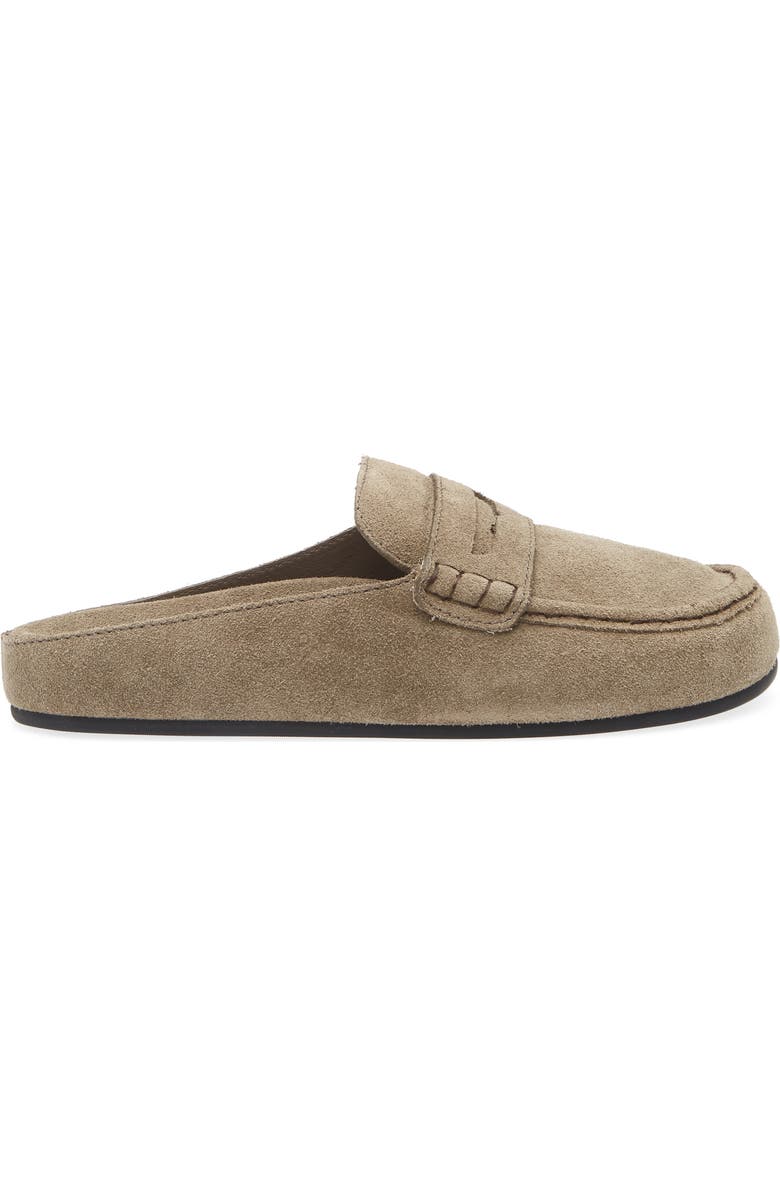 Jeffrey Campbell Miles Loafer Mule, Alternate, color, Light Khaki Suede