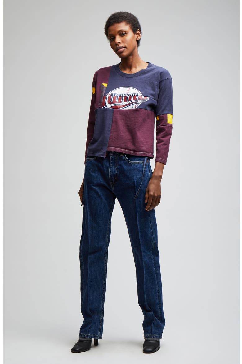 Varsity Patchwork Graphic Tee, Alternate, color, REWORKED VINTAGE