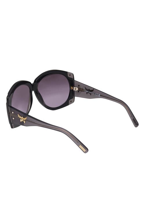 Mcm Smoke Gradient Oval Unisex Sunglasses Mw0005 05b 61 In Black