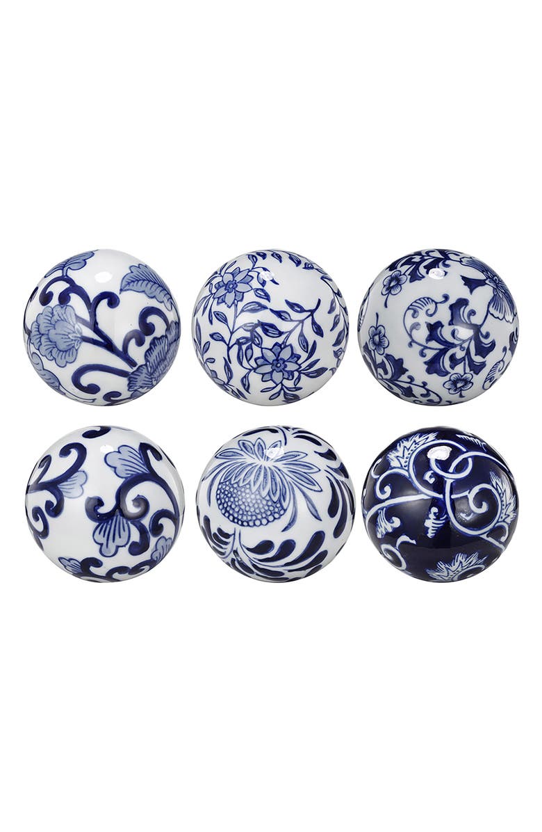 A & B Home Set of 6 Decorative Spheres, Main, color,