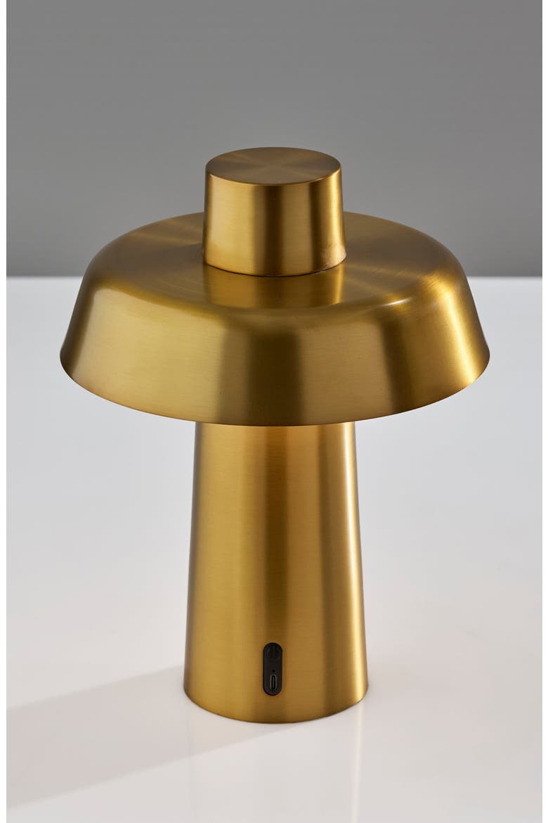 Pirlo LED Cordless Table Lamp, Alternate, color, ANTIQUE BRASS
