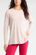 Zella Long Sleeve Split Hem T-Shirt