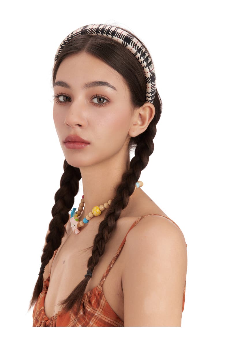 Cordellia Silk Headband, Alternate, color, Beige