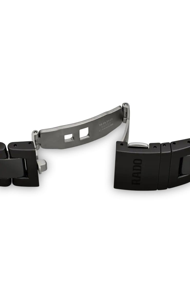 RADO Captain Cook High Tech Ceramic Automatic Bracelet Watch, 43mm, Alternate, color, Rose Gold/ Black