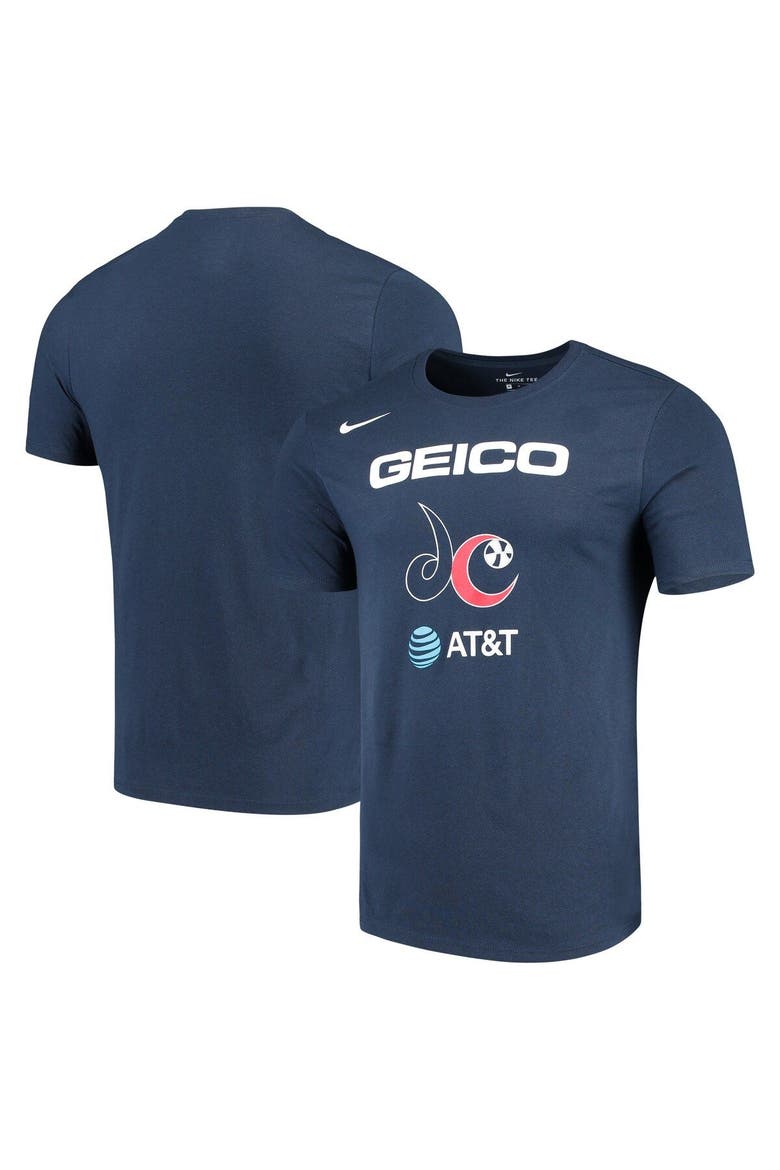 Men's Nike Elena Delle Donne Navy Washington Mystics Replica Player Performance T-Shirt, Main, color, Navy