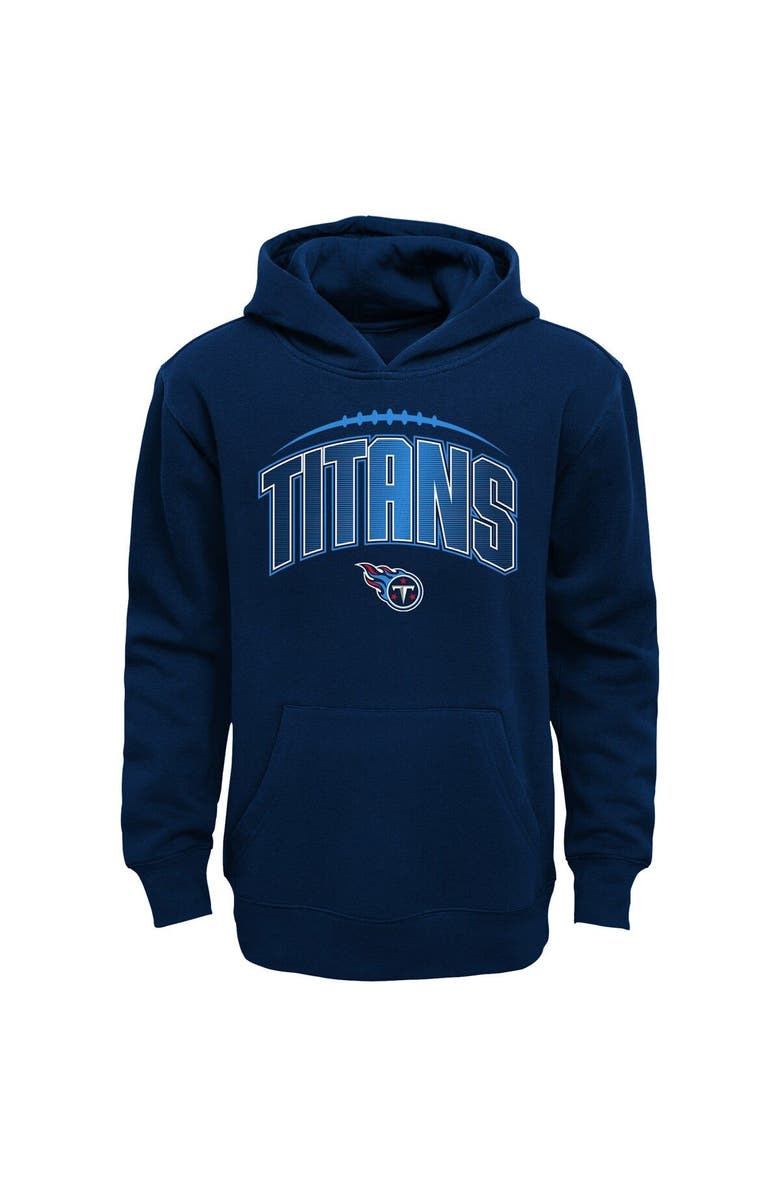 Outerstuff Toddler Navy/Heather Gray Tennessee Titans Double-Up Pullover Hoodie & Pants Set, Alternate, color, 